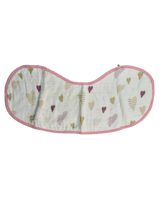 A White Bibs from Aden & Anais in size O/S for neutral. (Front View)