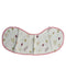 A White Bibs from Aden & Anais in size O/S for neutral. (Front View)