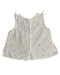A White Sleeveless Tops from Bonpoint in size 3-6M for girl. (Back View)