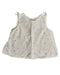 A White Sleeveless Tops from Bonpoint in size 3-6M for girl. (Front View)