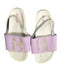 A Pink Sandals from Seed in size 6T for girl. (Front View)
