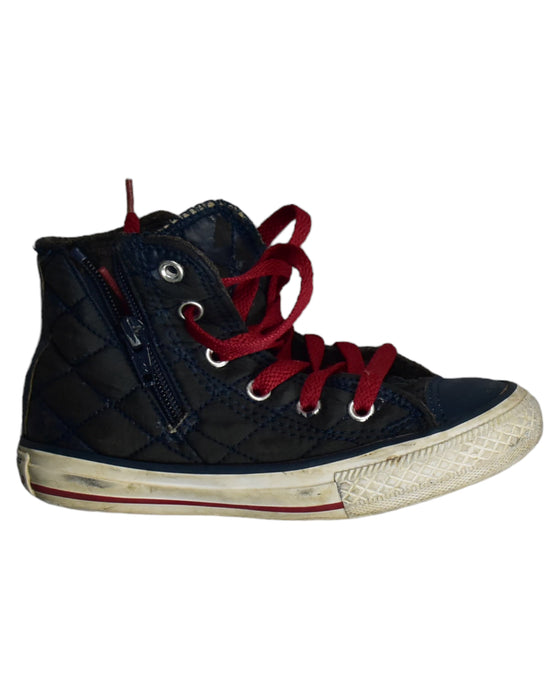 A Black Sneakers from Converse in size 5T for boy. (Front View)