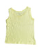 A Yellow Sleeveless Tops from Bonpoint in size 3T for girl. (Front View)