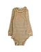 A Brown Bodysuits from two darlings. in size 6-12M for neutral. (Front View)