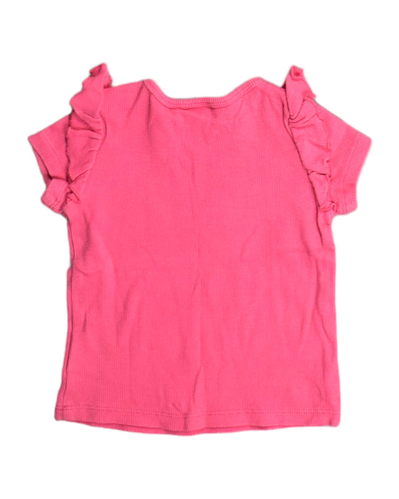 A Pink Short Sleeve Tops from Seed in size 6-12M for girl. (Back View)