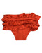 A Red Swim Shorts from maed in size 2T for girl. (Back View)