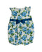 A White Rompers from Janie & Jack in size 12-18M for girl. (Front View)