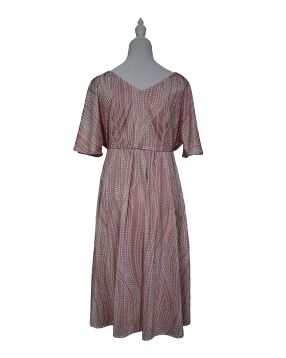 A Pink Short Sleeve Dresses from Tiffany Rose in size M for maternity. (Back View)