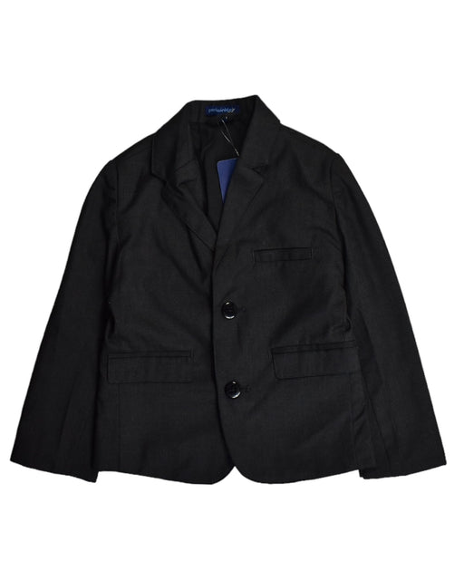 A Blue Coats from Periwinkle in size 6-12M for boy. (Front View)