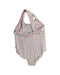 A Pink Swimsuits from Jacadi in size 3-6M for girl. (Back View)