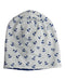A White Beanies from Kissy Kissy in size Newborn for boy. (Front View)