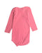 A Pink Long Sleeve Bodysuits from Petit Bateau in size 6-12M for girl. (Back View)