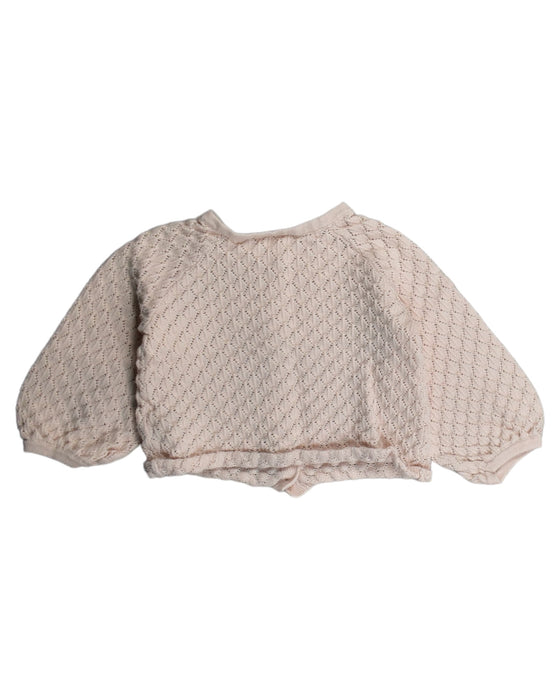 A Pink Cardigans from Louis Louise in size 6-12M for girl. (Back View)