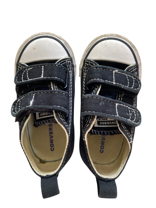 A Black Sneakers from Converse in size 12-18M for neutral. (Back View)
