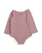 A Blue Bodysuits from Joules in size 6-12M for girl. (Back View)