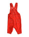 A Red Overall Shorts from Petit Bateau in size 6-12M for neutral. (Back View)