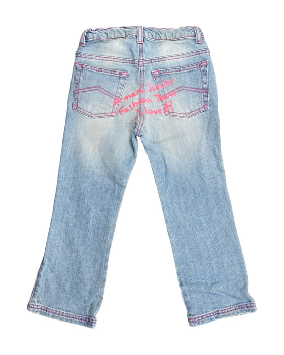 A Blue Jeans from Armani in size 4T for girl. (Back View)