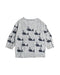 A Grey Sweatshirts from Seed in size 12-18M for boy. (Back View)
