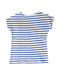 A Blue Short Sleeve Tops from Petit Bateau in size 10Y for girl. (Back View)