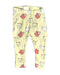 A Yellow Leggings from Seed in size 0-3M for girl. (Front View)