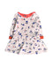 A Pink Long Sleeve Dresses from Petit Bateau in size 12-18M for girl. (Front View)