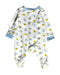 A White Onesies from Rock-a-bye Baby Boutique in size 0-3M for boy. (Back View)