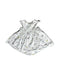 A White Sleeveless Dresses from Petit Bateau in size 3-6M for girl. (Front View)