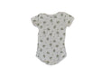 A White Short Sleeve Bodysuits from Petit Bateau in size 12-18M for girl. (Back View)