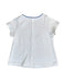 A White Short Sleeve Tops from Obaibi - Okaidi in size 3-6M for girl. (Back View)