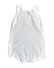 A White Sleeveless Tops from Le Petit Society in size 3-6M for girl. (Back View)