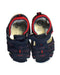 A Blue Sandals from Chicco in size 12-18M for boy. (Back View)