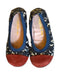 A Blue Flats from Pretty Ballerinas in size 4T for girl. (Back View)