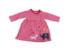 A Pink Long Sleeve Dresses from Bluezoo in size 6-12M for girl. (Front View)