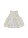 A White Sleeveless Dresses from Mayoral in size 6-12M for girl. (Back View)