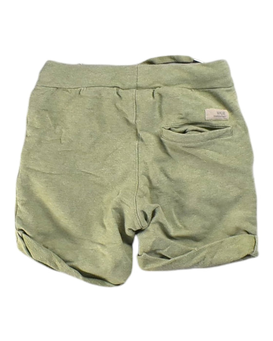 A Green Shorts from Wheat in size 6T for girl. (Back View)