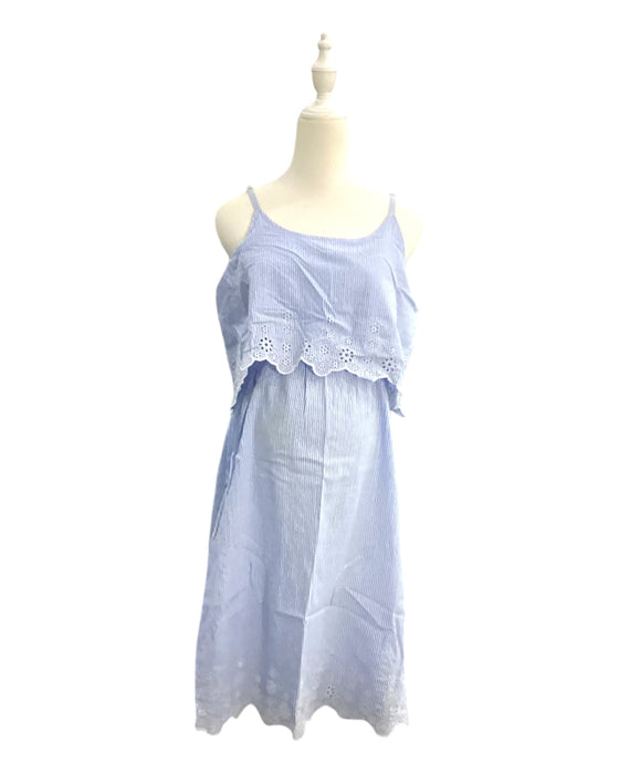 A Blue Sleeveless Dresses from Boden in size Maternity-M for girl. (Front View)