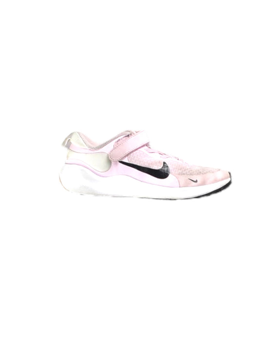 A Pink Sneakers from Nike in size 6T for girl. (Front View)