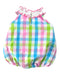 A Multicolour Sleeveless Rompers from Rare Editions in size 6-12M for girl. (Back View)