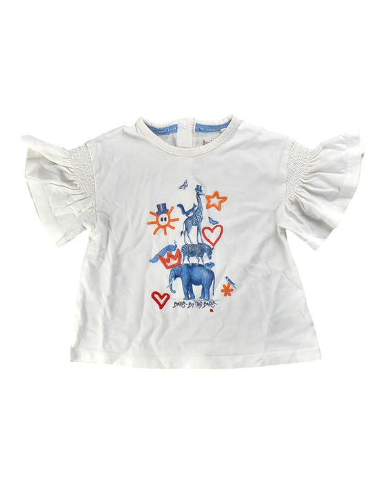 A White Short Sleeve Tops from Baker by Ted Baker in size 18-24M for girl. (Front View)