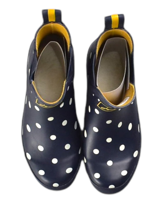 A Blue Casual Boots from Joules in size 12Y for girl. (Back View)