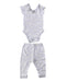 A Grey Pants Sets from Mothercare in size 6-12M for girl. (Front View)