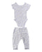 A Grey Pants Sets from Mothercare in size 6-12M for girl. (Back View)