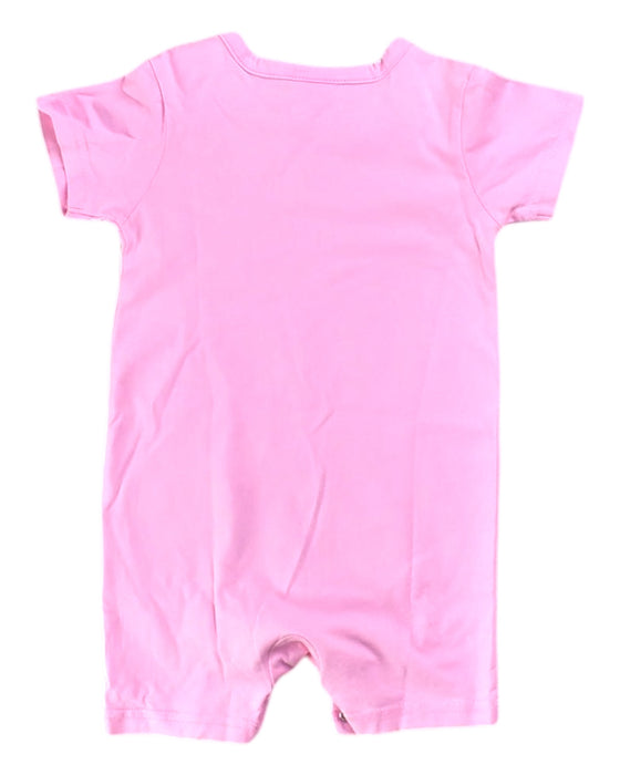 A Pink Short Sleeve Rompers from Champion in size 3-6M for girl. (Back View)