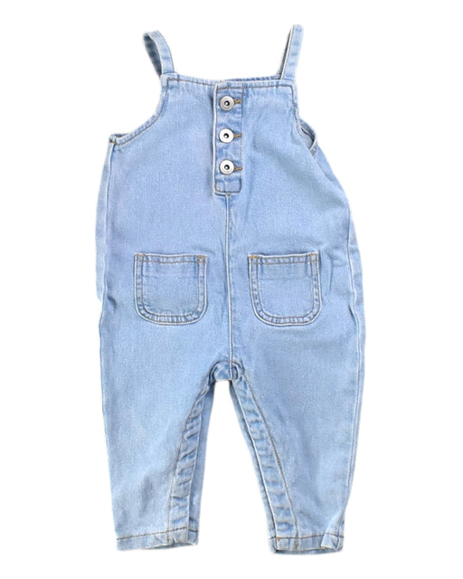 A Blue Sleeveless Jumpsuits from Seed in size 3-6M for girl. (Front View)