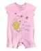 A Pink Short Sleeve Rompers from Mothercare in size 0-3M for girl. (Front View)
