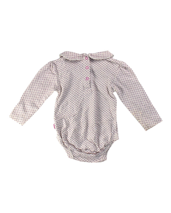 A White Long Sleeve Bodysuits from Jojo Maman Bébé in size 12-18M for girl. (Back View)