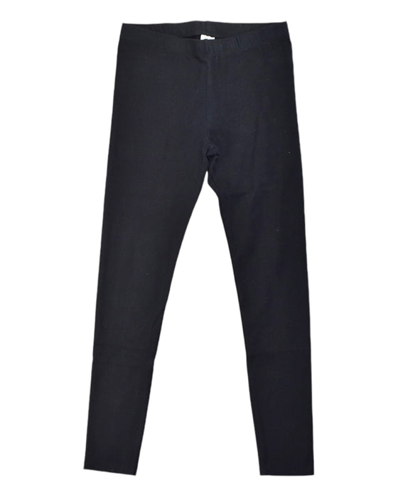 A Black Leggings from Seed in size 12Y for girl. (Front View)