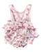 A Pink Sleeveless Rompers from Kissy Kissy in size 3-6M for girl. (Back View)