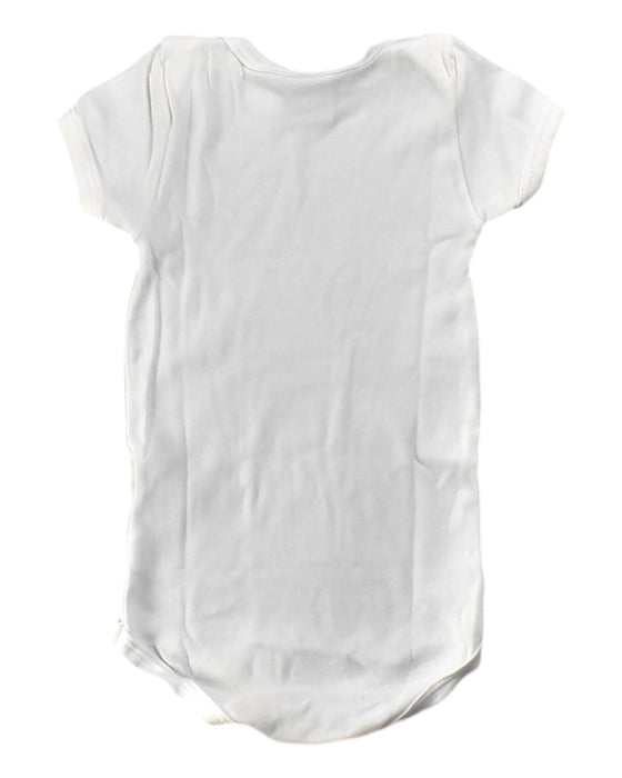 A White Short Sleeve Bodysuits from Petit Bateau in size 6-12M for neutral. (Back View)