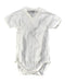 A White Short Sleeve Bodysuits from Petit Bateau in size 6-12M for neutral. (Front View)